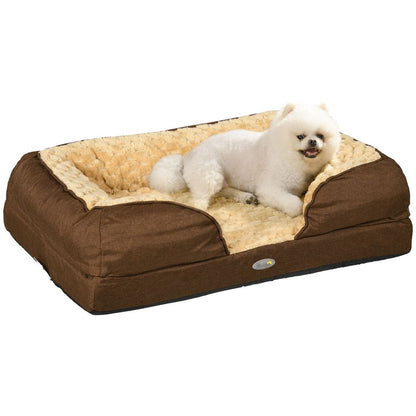 PawHut Dog Bed - Calming Mattress for Small Dogs and Cats, Washable Cover